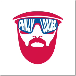 Philly Loaded - White Posters and Art